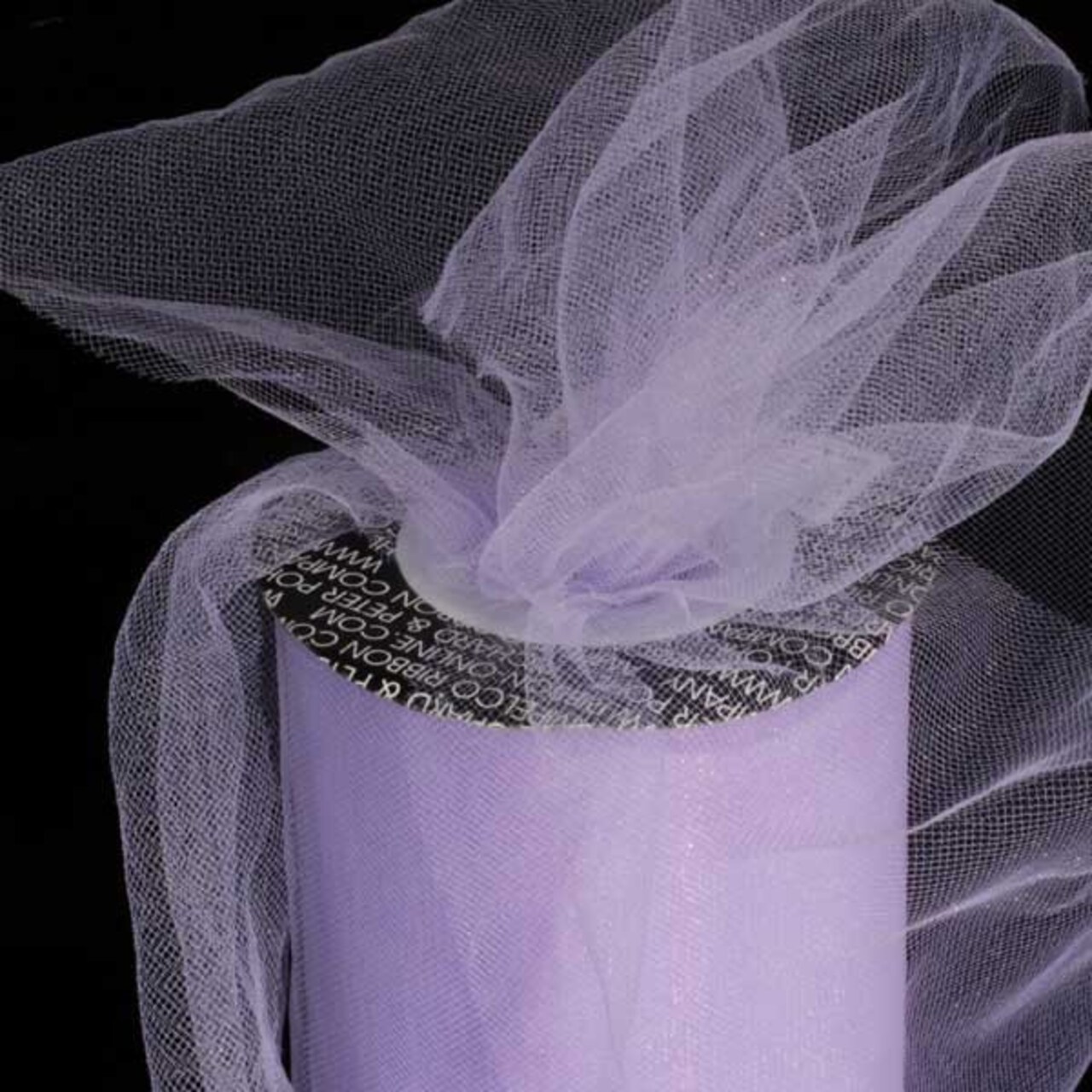 The Ribbon People Designer Purple Contemporary Tulle Craft Ribbon 3" x 550 Yards